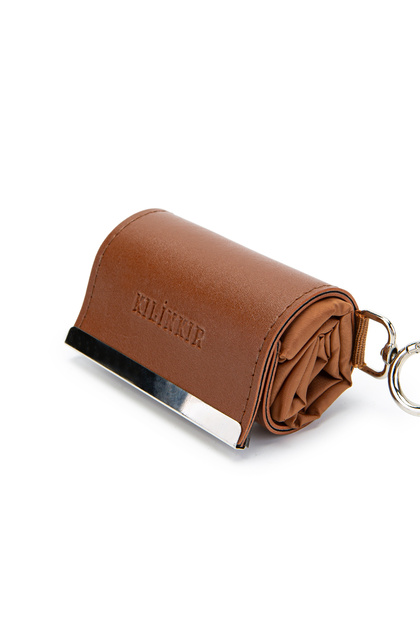 Openable Keychain Parachute Fabric Shopping Arm Bag Joan Klinkır Taba