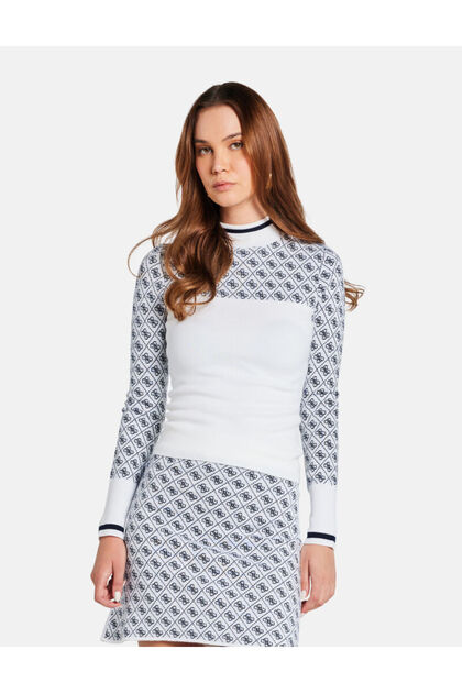 Wool-blend logo sweater