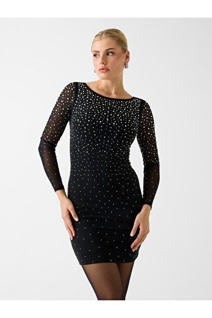 Marciano rhinestones dress