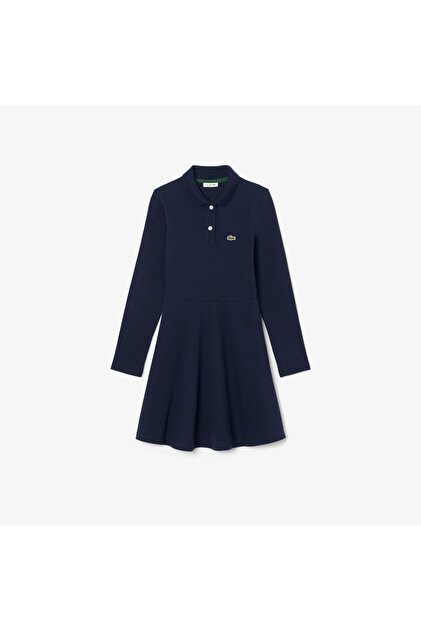 Lacoste Long Sleeved Stretch Pique Polo Dress - EJ0903-00-166- Trendyol