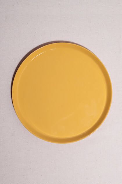 Faroe Ceramic Dinner Plate Yellow