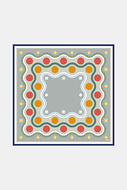 AÇIK YEŞİL PUANTİYE TWILL EŞARP