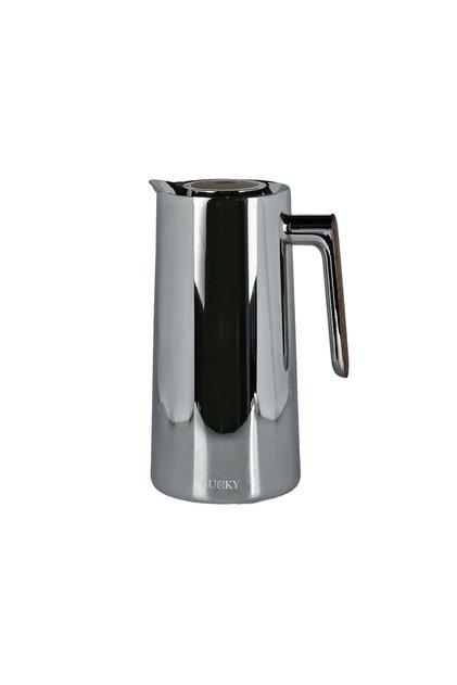 1L Steel Body Carafe Thermos Silver
