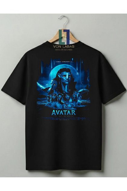 Tricou unisex cu design Avatar, 100% bumbac, de înaltă calitate, cu imprimeu de înaltă calitate.