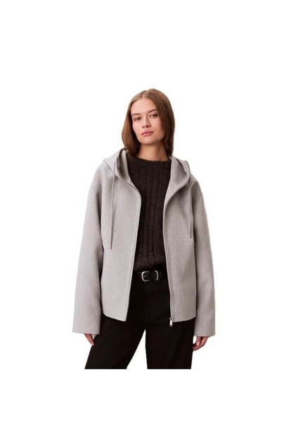 Jacheta DBL FACE WOOL JACKET W/ HOOD Femei
