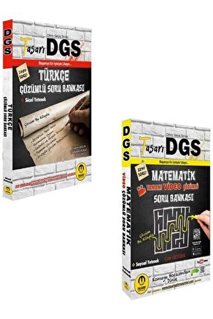 tasarı eğitim yayınları 2026 Dgs Matematik Sayısal Sözel Çözümlü