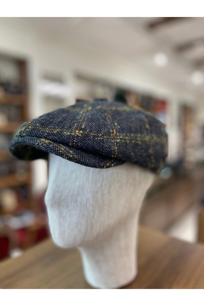 Men's Winter Cap British Style Peaky Blinders Newsboy Trend 8-Piece Cap Checkered