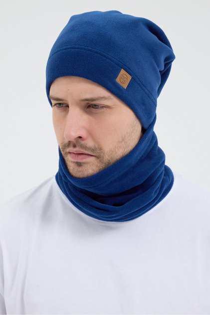 %100 mikro Polar Ekstra Esnek ve Yumuşak Erkek Bere Boyunluk Takım