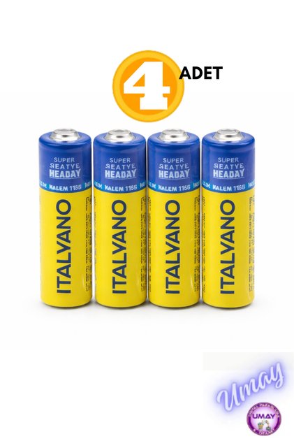 4 Adet AA Kalem Pil 1.5V