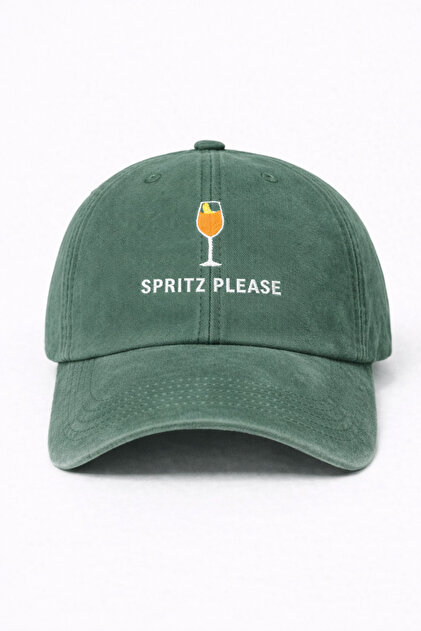 قبعة مطرزة قابلة للغسل ''SPRITZ PLEASE'' / قبعة مطرزة قابلة للغسل ''SPRITZ PLEASE''