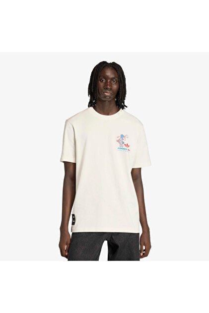 adidas World Cup Mascot Fotix Erkek Beyaz T-Shirt - Fiyatı, Yorumları
