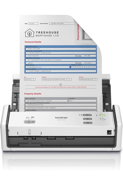 ADS-1300 Compact Desktop Scanner | Scan Speeds of Up to 30ppm | Single Pass Double-Sided Sca