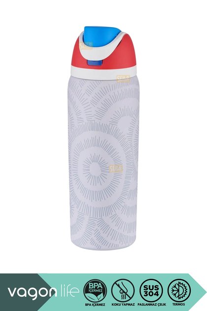 600ml New Collection Stainless Steel Thermos With/Without Straw, 6 Hours Hot/Cold, with Hand Strap