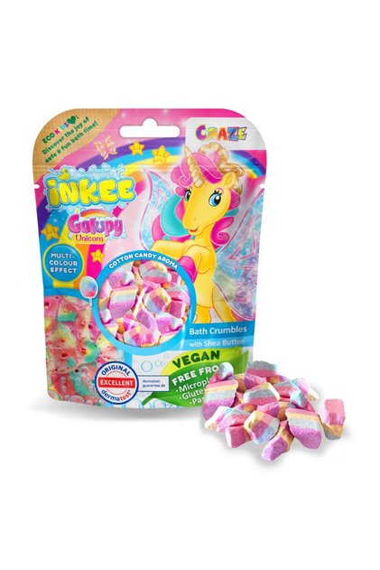 Granule efervescente de baie Inkee unicorn Galupy