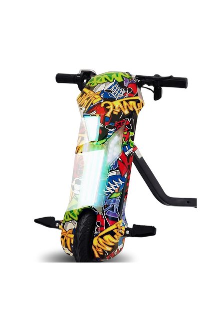 8" V-Type Kids Electric Drift Car - 18KM/H High Speed Scooter with Bluetooth & LED