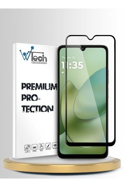 Motorola Moto G06 / G06 Power 4G Premium E2E Series Full Glue Full Cover Tempered Glass Clear/Black