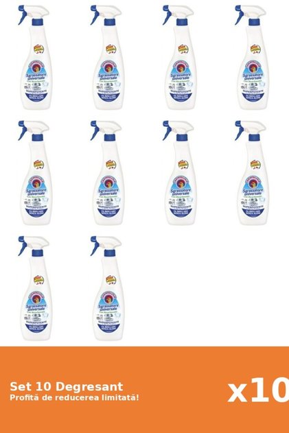 Set 10 Degresant Bicarbonat, 600 ml