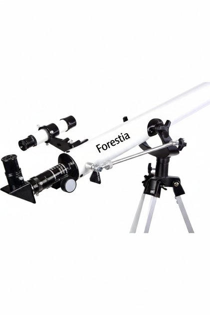 F900 x 60 Profesyonel Mercekli Uzay Teleskopu - 900mm Odak Uzaklığı Beyaz Renk Gözlem Teleskop