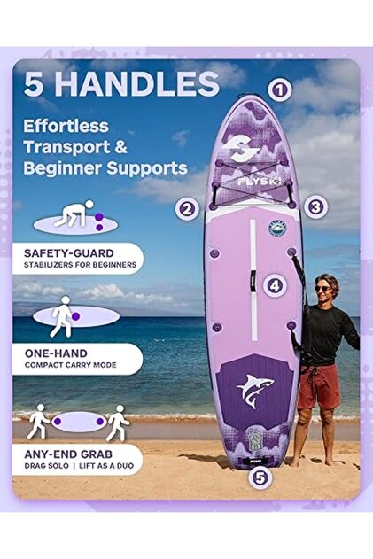 Up Balance Board FLYPARK 335 cm x 90 cm Şişme Paddle Board – Sup
