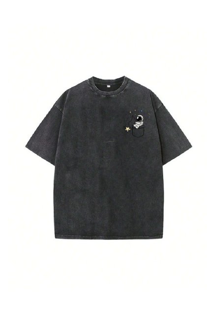 Acid Washed Oversize T-Shirt - Washed Oversize Unisex T-Shirt
