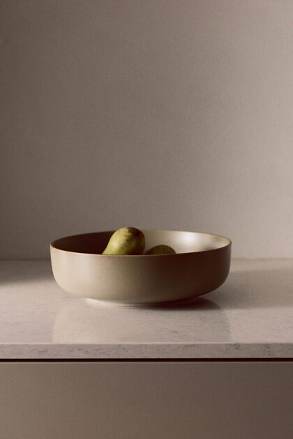Reaktif Sırlı Stoneware Servis Kasesi