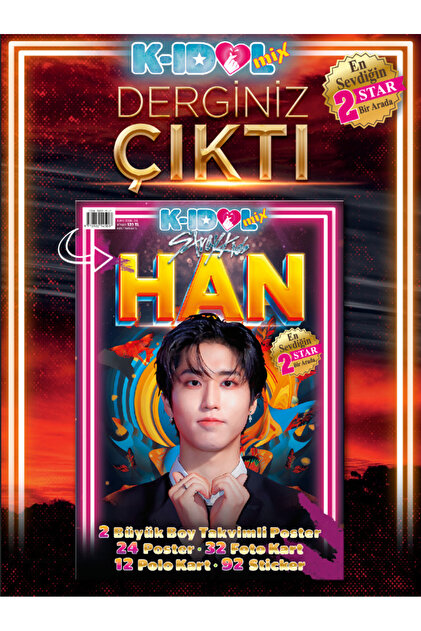 KİDOL HAN OZEL SAYI - 2026-03 STRAYKIDS - Fiyatı, Yorumları