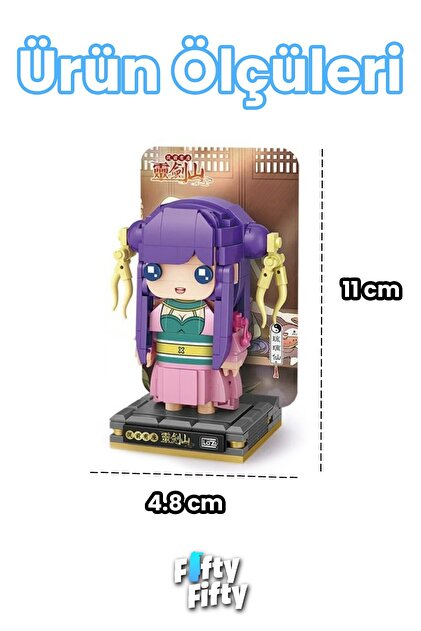 Vagonlife Loz Micro Anime Serisi 1337 Modeli 312 Parça Dekoratif