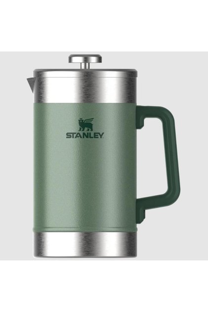 Klasik French Press Termos 1.4 Lt Yeşil