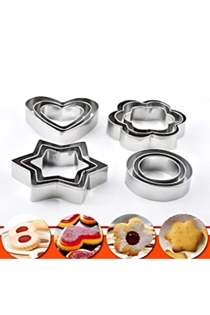 ダイヤモンドライフCulinary UV cream　 3個セット alvin 12'li Kurabiye Kalıbı Seti 4 Şekil 3 Boy Çelik Pasta Hamur
