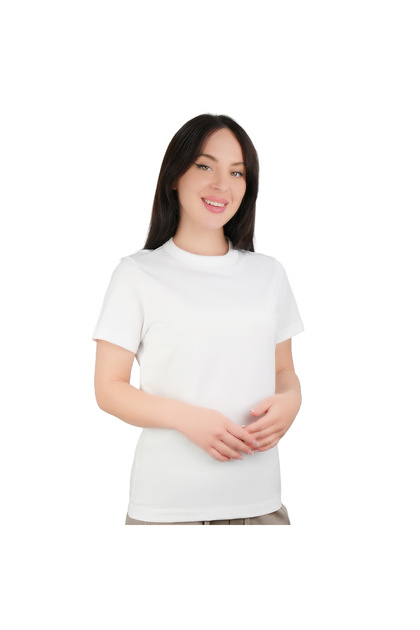 Women’s Comfort Fit Cotton Crew Neck Tee