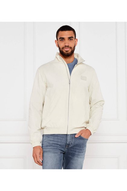 CRISP COTTON HARRINGTON JACKET Ceket Erkek