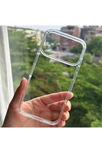 iPhone 17 PRO uyumlu - Arkası Sararmaz Kapak Yanları Sararır Yumuşak Koruyucu Telefon Kılıfı