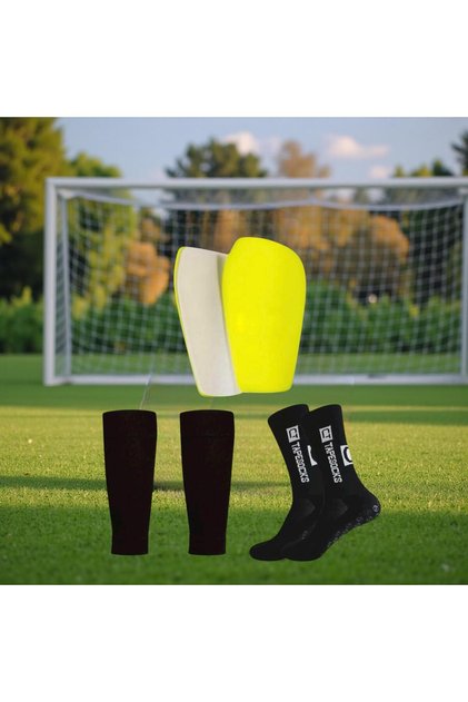 Adult Shin Guard Calf Protector Socks Football Shin Guard Anti-Slip Socks with Silicone Soles