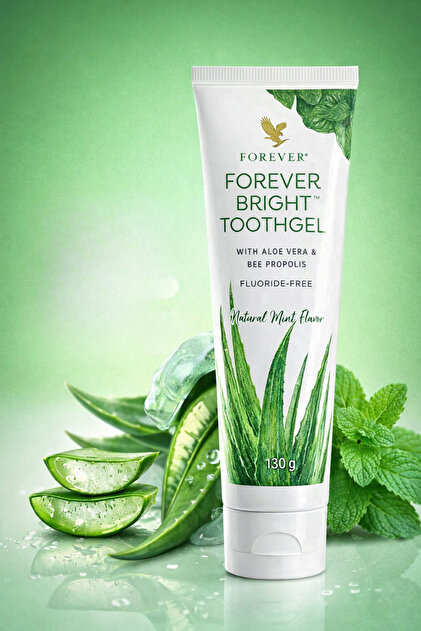 Forever Bright Toothgel 130 g | Aloe Vera & Propolis Extract Fluoride-Free  Toothpaste | Natural Mint Flavored | 1 Piece- Trendyol