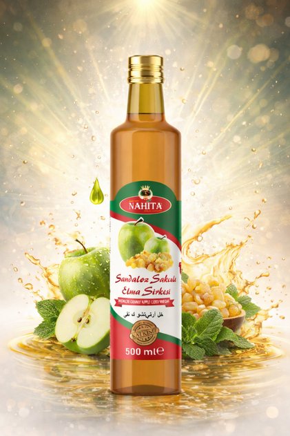 SANDALOZ SAKIZLI ELMA SİRKESİ 500 ML
