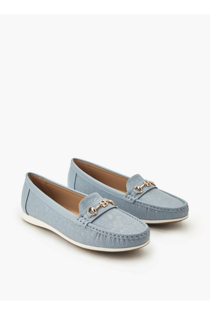 Women Floral Textured Loafers
