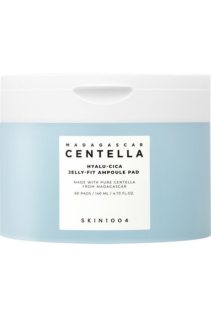 Madagascar Centella Hyalu-Cica Jelly-Fit Ampoule Pad Toner de fata dischete 60 buc