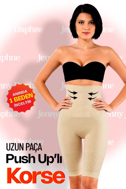 Push up Long Leg High Waist Shaping Corset – Abdomen, Hips, and Leg Shaping Form 2014