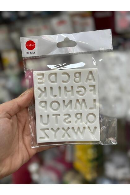 Bt-1458 Silicone Letter Alphabet Mold H:2 cm