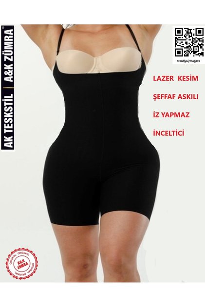 Soft Elastane Firming, Non-Marking, Laser Cut Full Length Corset