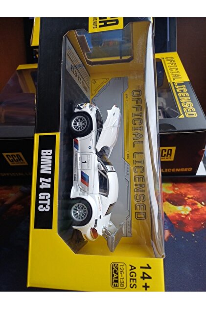 OYUNCAKSAHİLİ BMW Z4 GT3 Yarış Araba Model Metal 1:32 ölçek