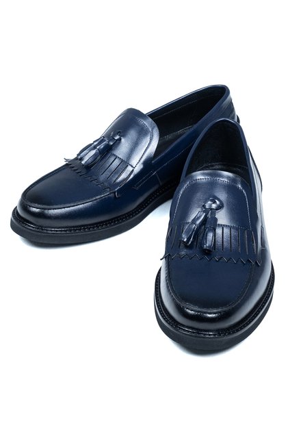 Hakiki Deri Tassel Loafer Erkek Klasik Ayakkabı