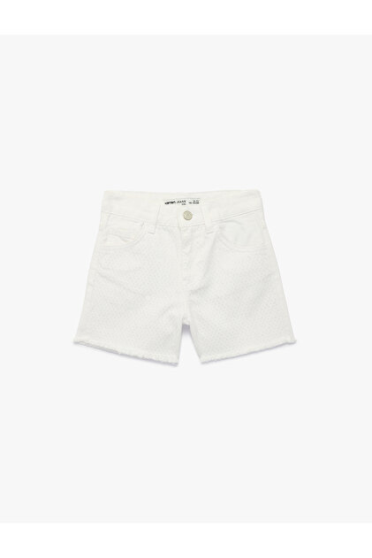 Pamuklu Cepli Loose Fit Denim Şort