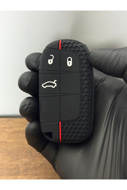 Fiat Egea - 500 - Jeep Smart 3 Button Honeycomb Pattern Key Remote Control Protection Case