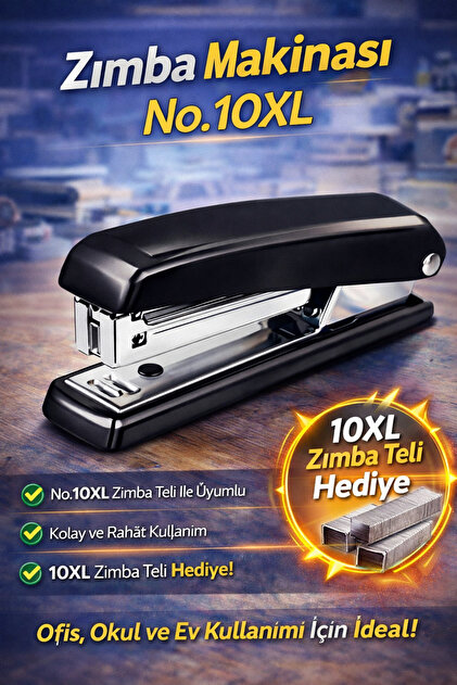 Zımba Makinesi No.10XL – 10XL Zımba Teli Hediyeli | Metal Mekanizma