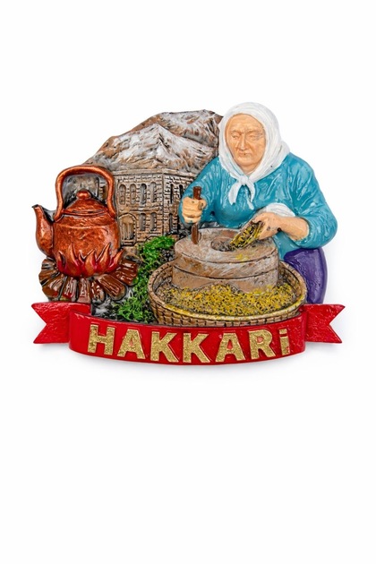 Süreyya Hakkâri Temalı Polyester Kabartmalı Magnet - 7-8 cm