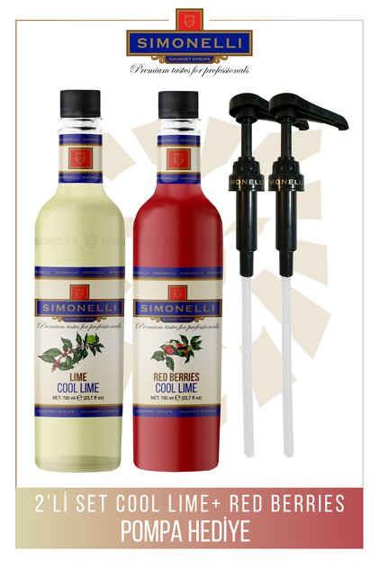 2'li Cool Lime & Red Berry 700 ml – Pompa Hediyeli