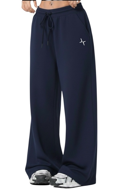 Sweatpants-Ks Logo-Loose Fit-Baggy-Pockets-Casual-Comfort & Modern Style