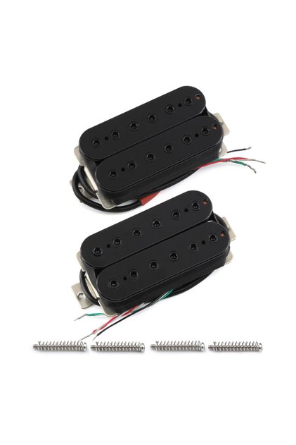 Black NB Set FLEOR Ceramic Electric Guitar Pickup Humbucker Double Coil Pickup Adjustable Hex Screws