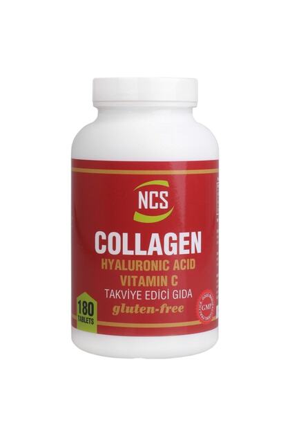 Hydrolyzed Collagen Hyaluronic Acid Vitamin C 180 Tablets